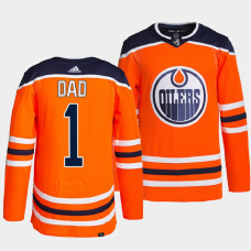 2022 Fathers Day Gift Edmonton Oilers Orange Greatest Dad Jersey Primegreen