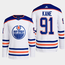 Edmonton Oilers Evander Kane White Away Primegreen Authentic Jersey 2022-23