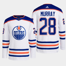 Ryan Murray #28 Edmonton Oilers White Jersey 2022-23 Primegreen Authentic Away