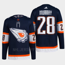 Edmonton Oilers Ryan Murray Navy Authentic Primegreen Reverse Retro 2.0 Jersey 2022