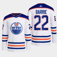 Tyson Barrie #22 Edmonton Oilers White Jersey 2022-23 Primegreen Authentic Away