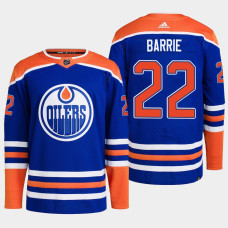 Edmonton Oilers Tyson Barrie Royal Primegreen Authentic Home Jersey 2022-23