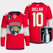 Florida Panthers Anthony Duclair Red Jersey Authentic Pro #10 With 2023 Stanley Cup Patch