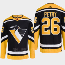 Pittsburgh Penguins 2022 Reverse Retro 2.0 Jeff Petry Black Authentic Primegreen Jersey Men's