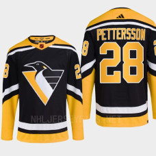 Pittsburgh Penguins 2022 Reverse Retro 2.0 Marcus Pettersson Black Authentic Primegreen Jersey Men's