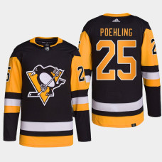 Pittsburgh Penguins Ryan Poehling Black Home Primegreen Authentic Jersey 2022