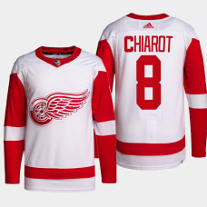 Ben Chiarot #8 Detroit Red Wings White Jersey 2022 Primegreen Authentic Away