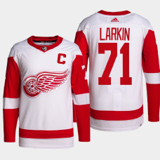 Dylan Larkin #71 Detroit Red Wings White Jersey 2022 Away Primegreen Authentic Pro