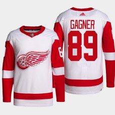 Sam Gagner #89 Detroit Red Wings White Jersey 2022 Away Primegreen Authentic Pro