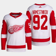 Vladislav Namestnikov #92 Detroit Red Wings White Jersey 2022 Away Primegreen Authentic Pro