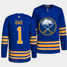 2022 Fathers Day Gift Buffalo Sabres Royal Greatest Dad Jersey Primegreen