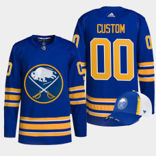 Buffalo Sabres 2022 NHL Draft First Round Pick Royal Custom Jersey