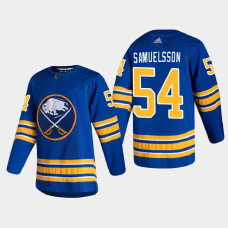 Buffalo Sabres Mattias Samuelsson #54 2021 Home Authentic Royal Jersey