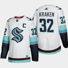 Seattle Kraken #32 2021-22 Away Authentic White Jersey