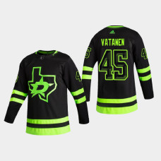 Dallas Stars Sami Vatanen #45 2021 Alternate Authentic Black Jersey