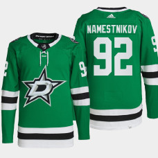 Dallas Stars Vladislav Namestnikov Green Primegreen Authentic Pro Home Jersey 2022