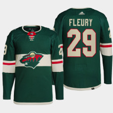 Marc-Andre Fleury #29 Minnesota Wild Green Jersey 2022 Home Primegreen Authentic Pro