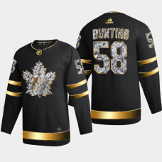 Michael Bunting Toronto Maple Leafs 2022 Stanley Cup Playoffs Black Diamond Edition Jersey Authentic