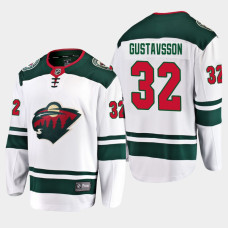 Filip Gustavsson Minnesota Wild 2022 Away Breakaway Player White Jersey