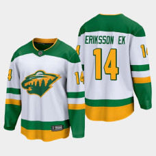 Men's Minnesota Wild Joel Eriksson Ek #14 Special Edition 2021 White Jersey