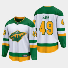 Men's Minnesota Wild Victor Rask #49 Special Edition 2021 White Jersey