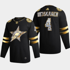 Miro Heiskanen Dallas Stars 2022 Stanley Cup Playoffs Black Diamond Edition Jersey Authentic