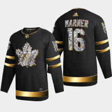 Mitch Marner Toronto Maple Leafs 2022 Stanley Cup Playoffs Black Diamond Edition Jersey Authentic