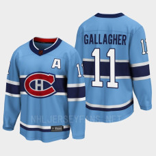 Brendan Gallagher Montreal Canadiens 2022 Special Edition 2.0 Breakaway Player Retro Blue Jersey