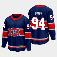 Men's Montreal Canadiens Corey Perry #94 Special Edition 2021 Navy Jersey