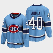 Joel Armia Montreal Canadiens 2022 Special Edition 2.0 Breakaway Player Retro Blue Jersey