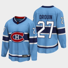 Jonathan Drouin Montreal Canadiens 2022 Special Edition 2.0 Breakaway Player Retro Blue Jersey