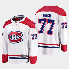 Kirby Dach Montreal Canadiens 2022 Away Breakaway Player White Jersey