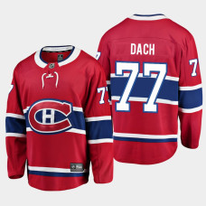 Kirby Dach Montreal Canadiens 2022 Home Breakaway Player Red Jersey