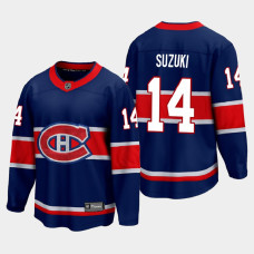 Men's Montreal Canadiens Nick Suzuki #14 Special Edition 2021 Navy Jersey