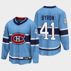 Paul Byron Montreal Canadiens 2022 Special Edition 2.0 Breakaway Player Retro Blue Jersey