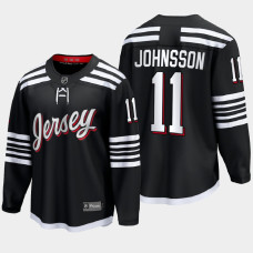 Andreas Johnsson New Jersey Devils 2022 Alternate Premier Black Jersey