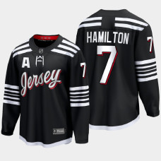 Dougie Hamilton New Jersey Devils 2022 Alternate Premier Black Jersey