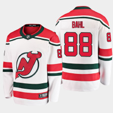 Men's New Jersey Devils Kevin Bahl #88 Alternate 2021 White Jersey