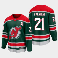 Men's New Jersey Devils Kyle Palmieri #21 Special Edition 2021 Green Jersey