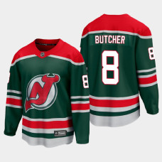 Men's New Jersey Devils Will Butcher #8 Special Edition 2021 Green Jersey