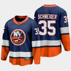 Men's New York Islanders Cory Schneider #35 Special Edition 2021 Navy Jersey