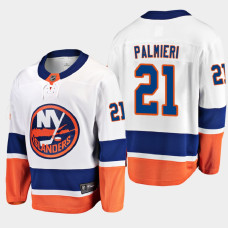 Men's New York Islanders Kyle Palmieri #21 Away 2021 White Jersey