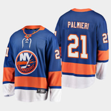 Men's New York Islanders Kyle Palmieri #21 Home 2021 Blue Jersey