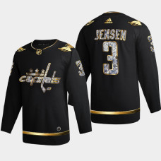 Nick Jensen Washington Capitals 2022 Stanley Cup Playoffs Black Diamond Edition Jersey Authentic