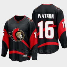 Ottawa Senators Austin Watson 2022 Special Edition 2.0 Black #16 Jersey Breakaway Player