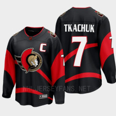 Ottawa Senators Brady Tkachuk 2022 Special Edition 2.0 Black #7 Jersey Breakaway Player