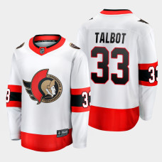 Cam Talbot Ottawa Senators 2022 Away Breakaway Player White Jersey