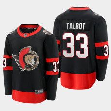 Cam Talbot Ottawa Senators 2022 Home Breakaway Player Black Jersey