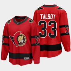 Cam Talbot Ottawa Senators 2022 Special Edition Reverse Retro Red Jersey