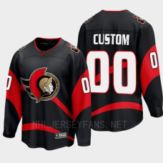 Ottawa Senators Custom 2022 Special Edition 2.0 Black #00 Jersey Breakaway Player